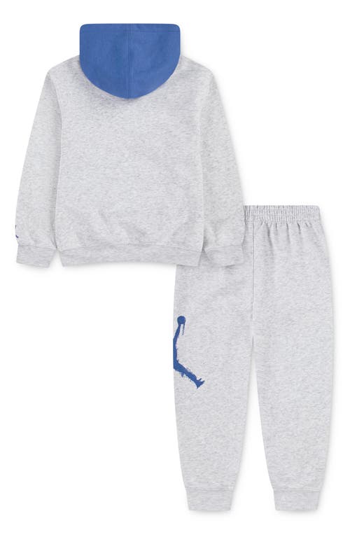 Jordan Kids' Mj Mvp Fleece Hoodie & Joggers Set In White