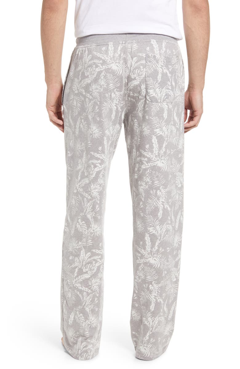 Majestic International Palm Print Cotton Blend Pajama Pants, Alternate, color, 