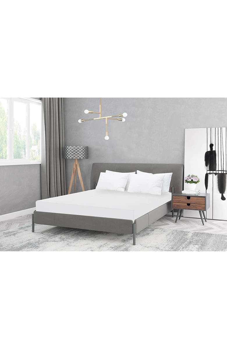 J AND V TEXTILES Waterproof Mattress Protector, Alternate, color, White