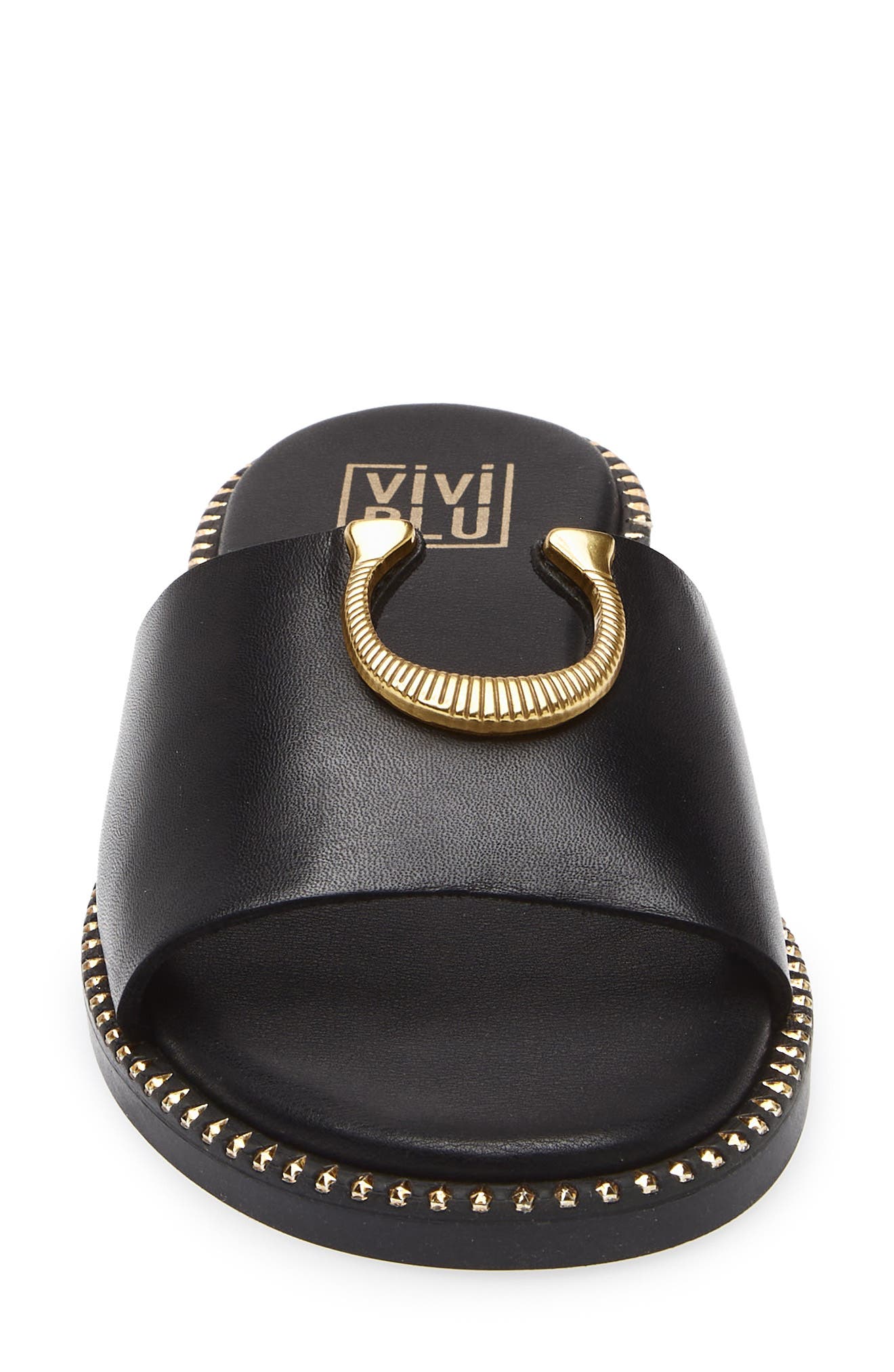 VIVI BLU Acacia Slide Sandal, Alternate, color, Black