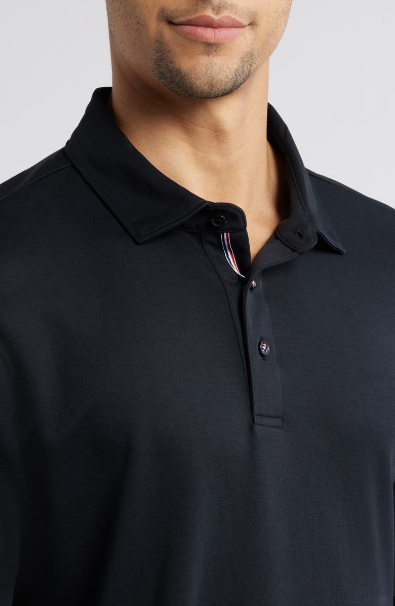 UNTUCKit Damaschino Wrinkle Free Long Sleeve Polo, Alternate, color, 