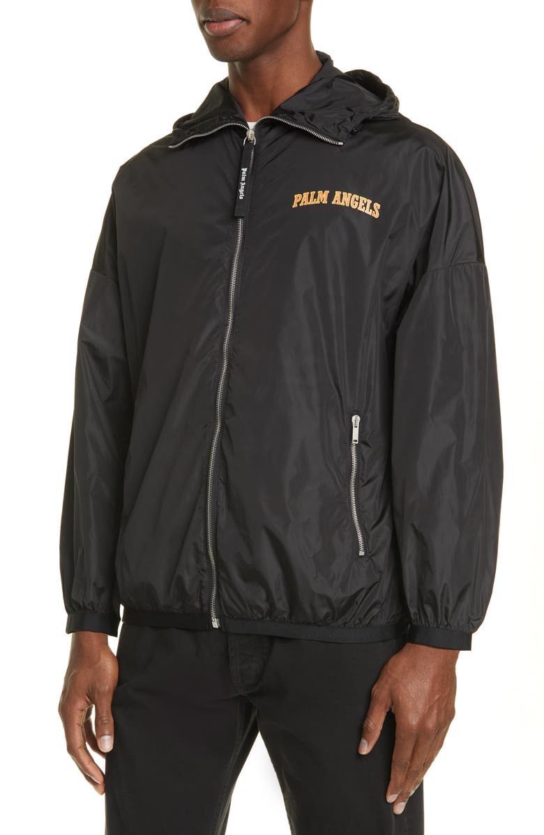 Palm Angels College Logo Windbreaker, Alternate, color,