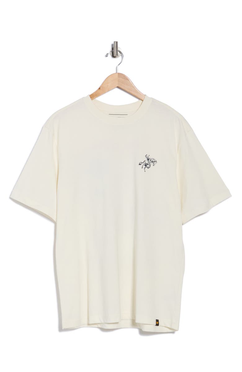 CAT WWR Relaxed Fit Buck Wild Graphic T-Shirt, Alternate, color, Vanilla