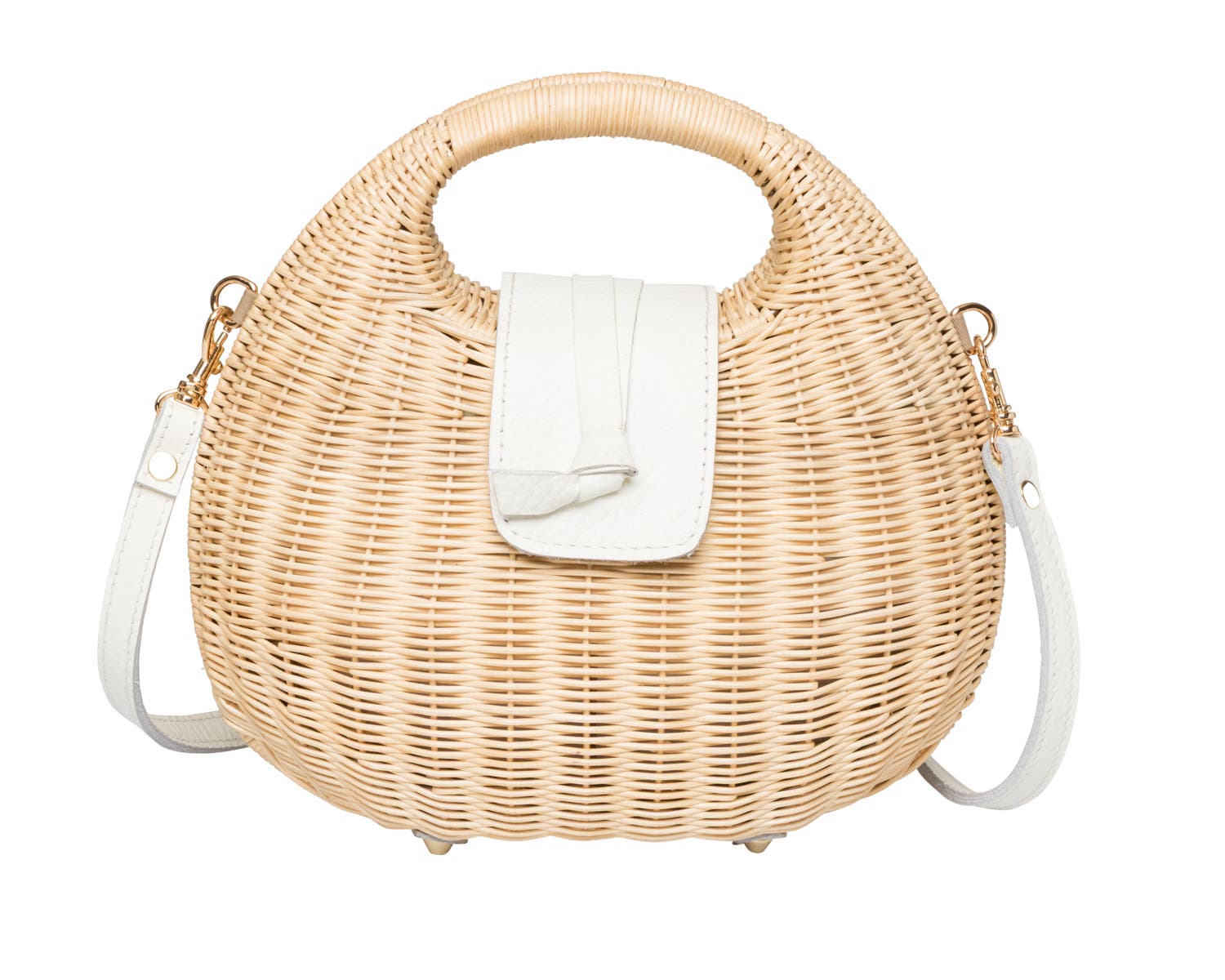 Rafe New York Isi Cut Out Handle Clutch, Alternate, color, Natural / White