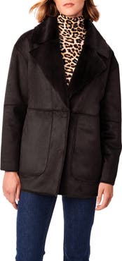 Bernardo Faux Shearling Coat