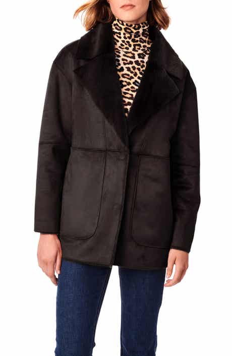 Bernardo Faux Shearling Coat