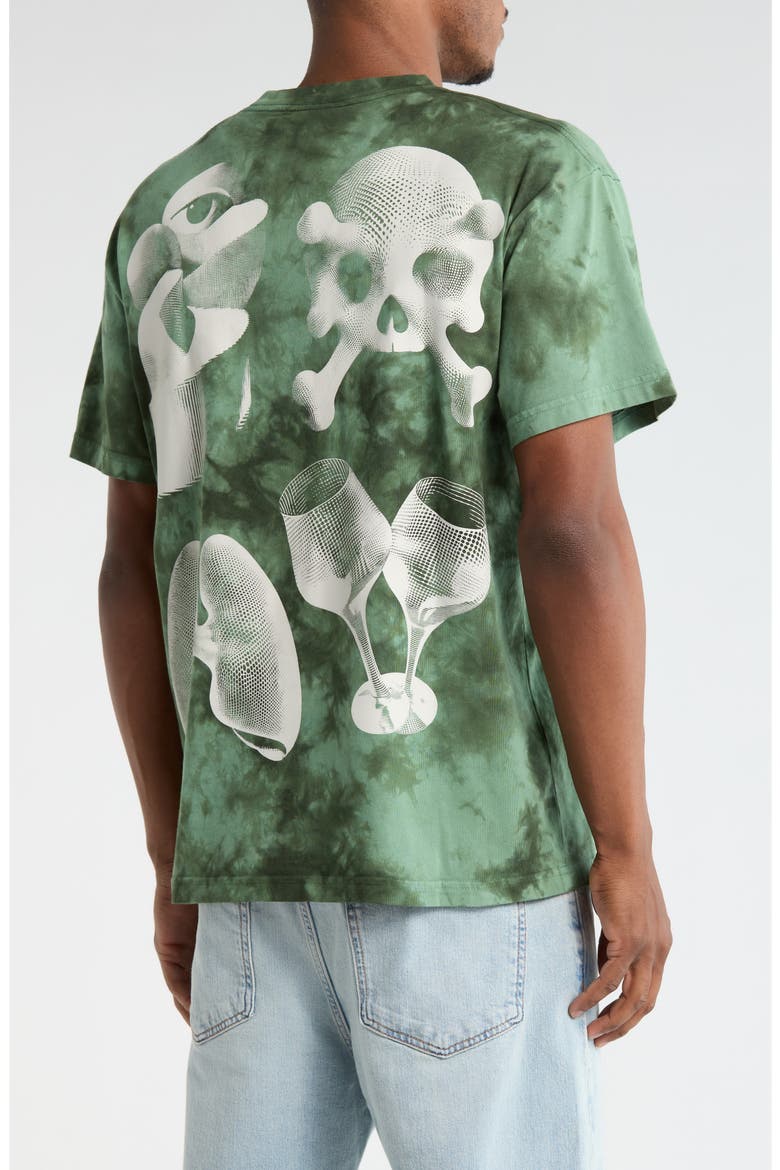 Disfunction Graphic T-Shirt, Alternate, color, GREEN DYE