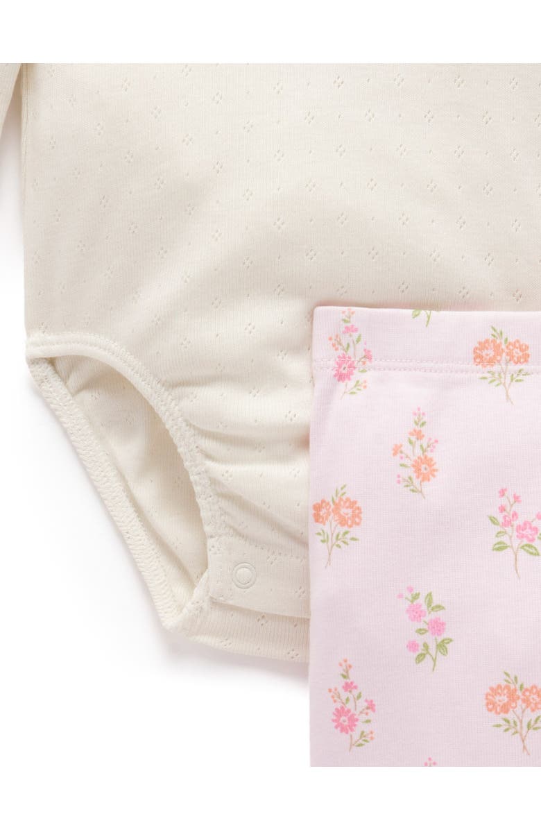 Purebaby 3 Piece Set Girls, Alternate, color, Aster Print