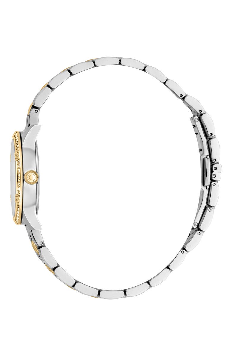 Roberto Cavalli by Frank Muller Watch, 33mm, Alternate, color, Two Tone Silver/ Gold/ White