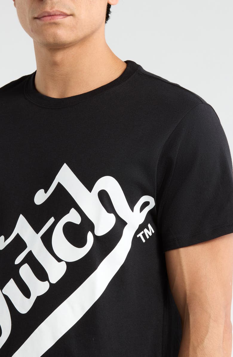 Von Dutch Graphic T-shirt, Alternate, color, Jet Black