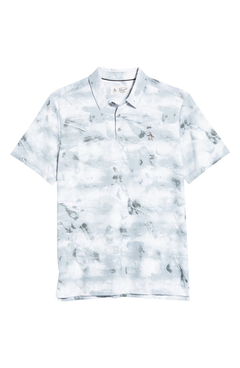 Original Penguin Allover Tie Dye Print Golf Polo, Alternate, color, 