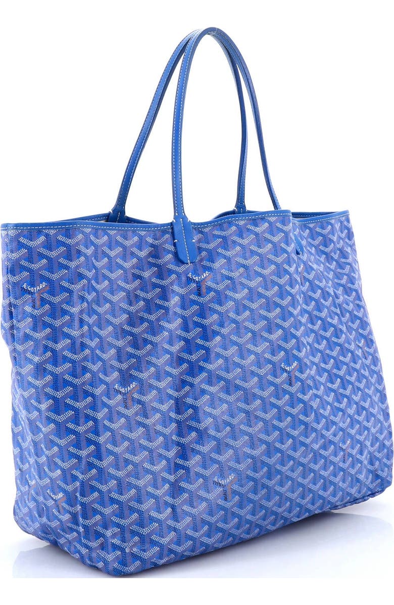 Pre-Owned Goyard Saint Louis Tote Coated Canvas GM, Alternate, color, Blue