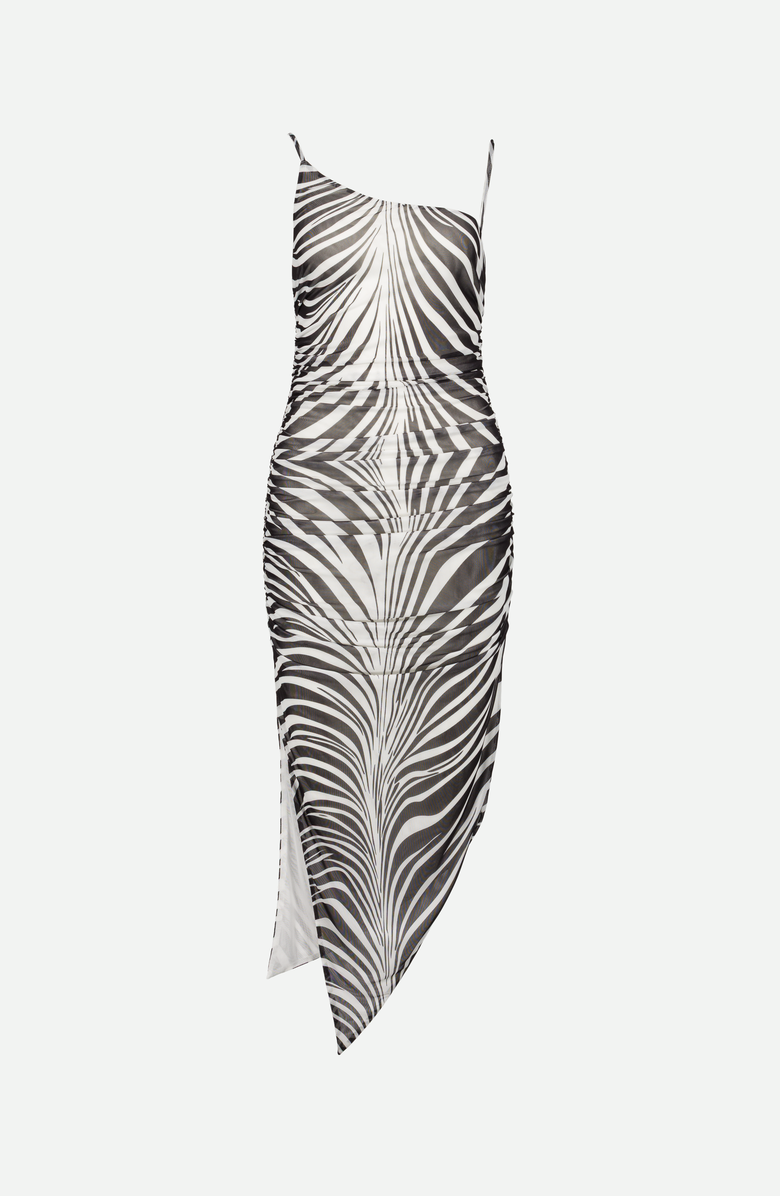 SAEMDI Zebra Mesh Dress, Main, color, Zebra