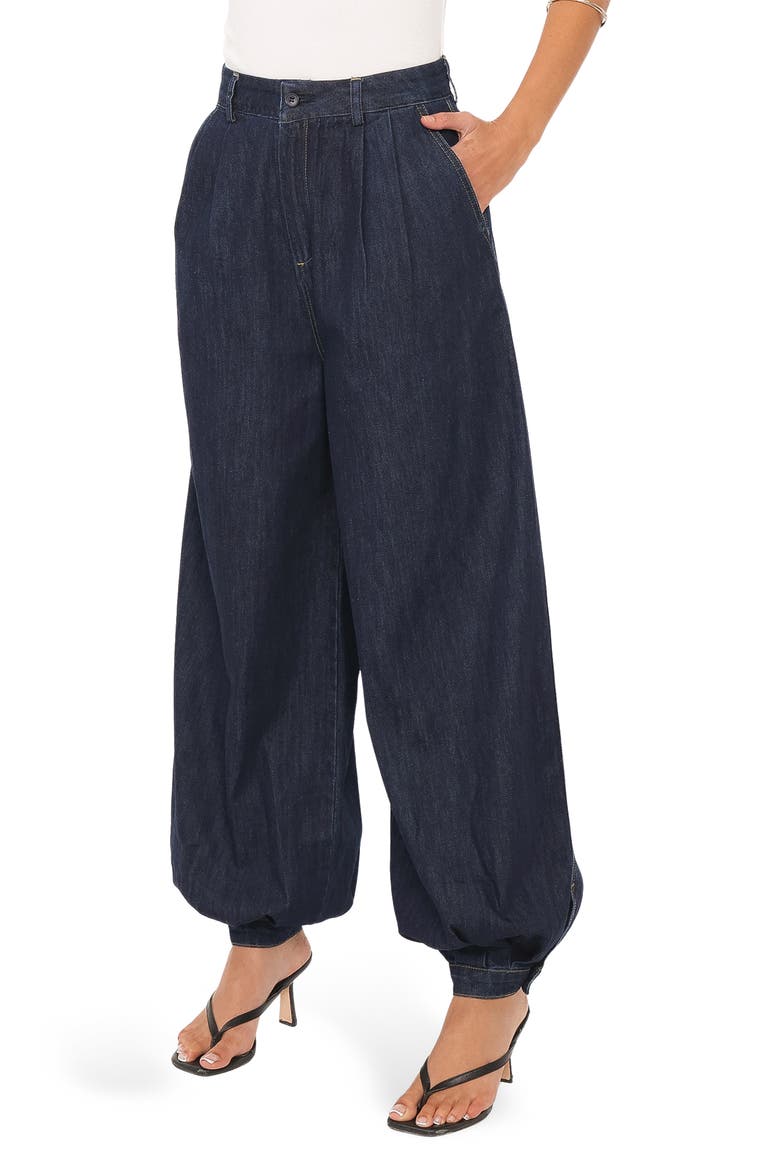 Melita High Waist Balloon Leg Jeans, Alternate, color, INDIGO