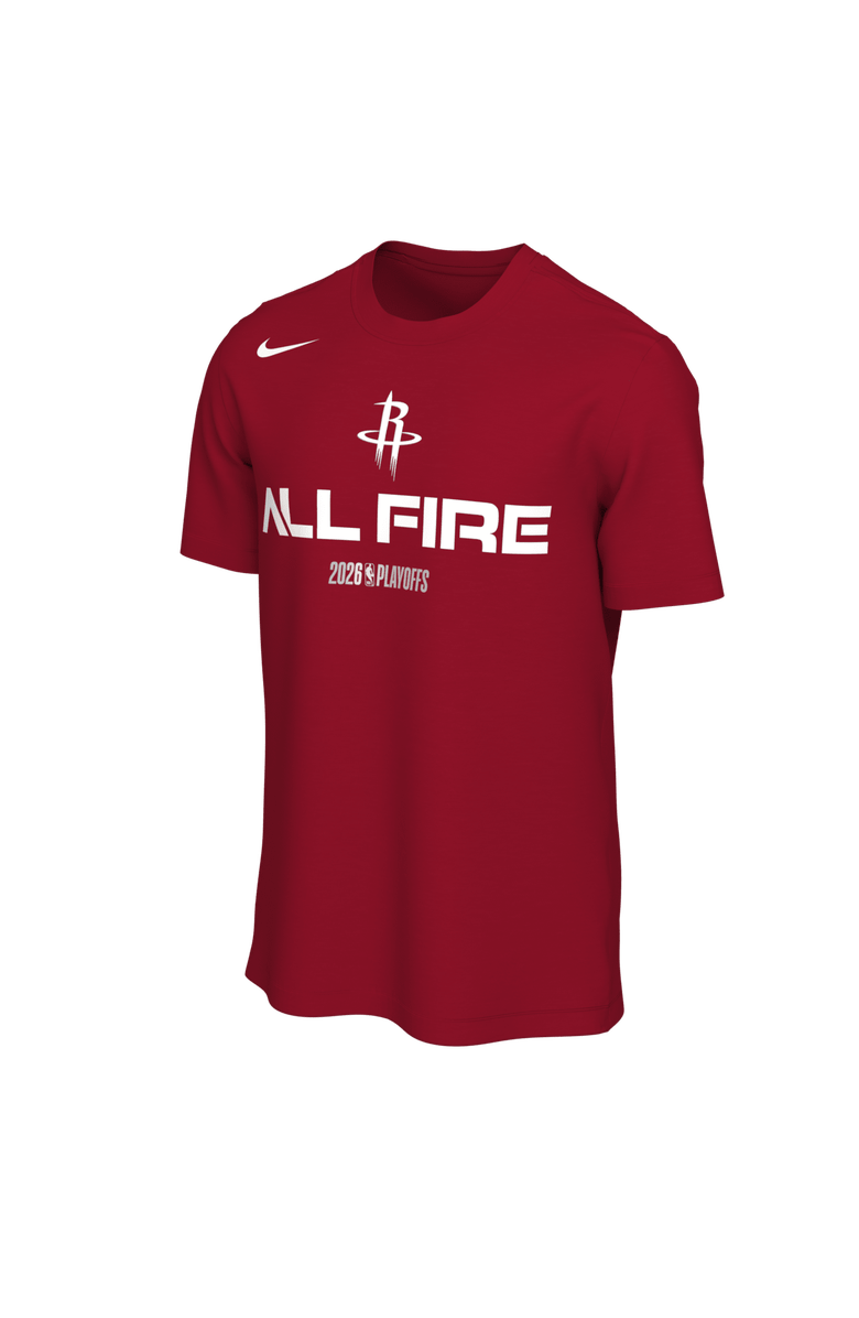 Nike Unisex Nike Red Houston Rockets 2026 NBA Playoffs Mantra T-Shirt, Alternate, color, Red