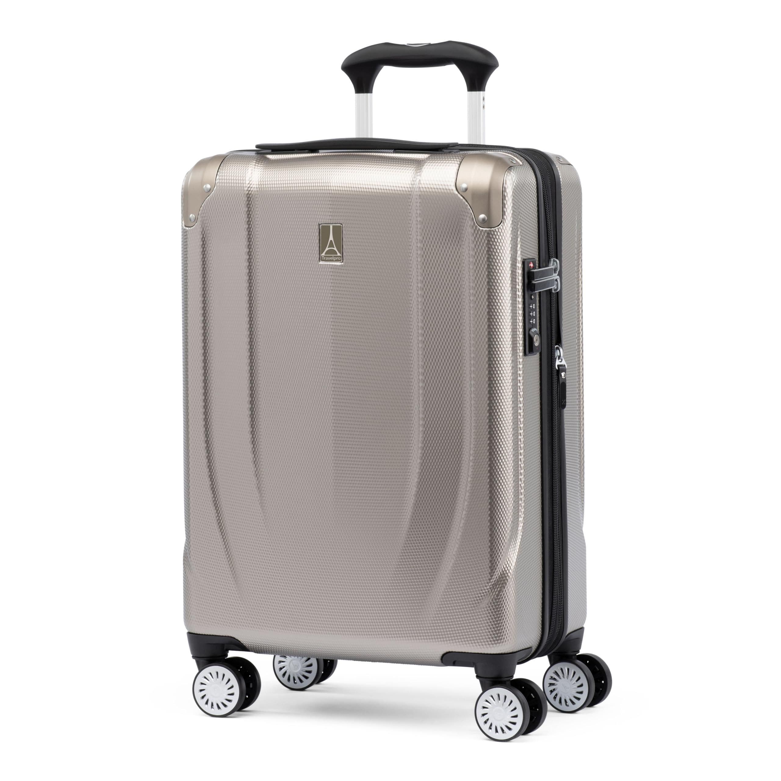 TRAVELPRO Pathways 3 Hardside Expandable 21" Carry On Spinner Luggage, Alternate, color, Champagne