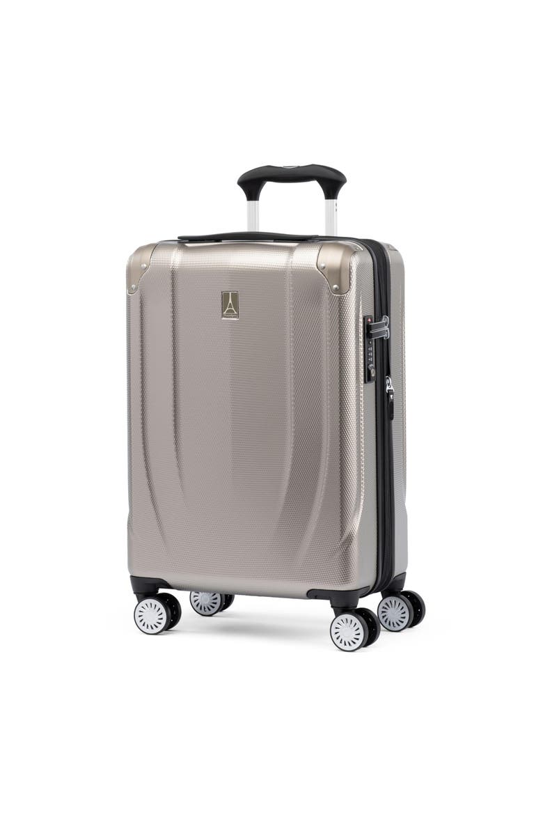 Pathways 3 Hardside Expandable 21" Carry On Spinner Luggage, Alternate, color, Champagne