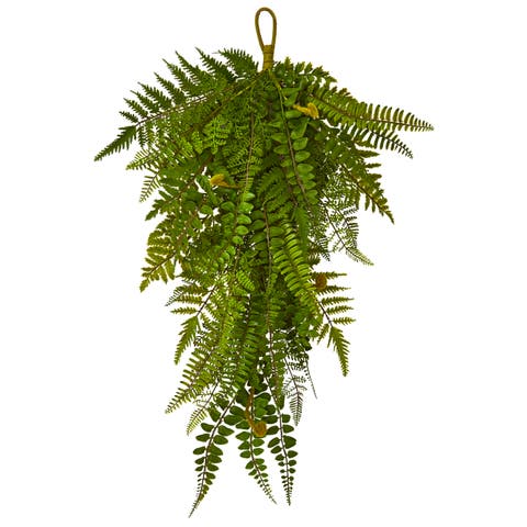 28-in Fern Artificial Teardrop (Set of 2)