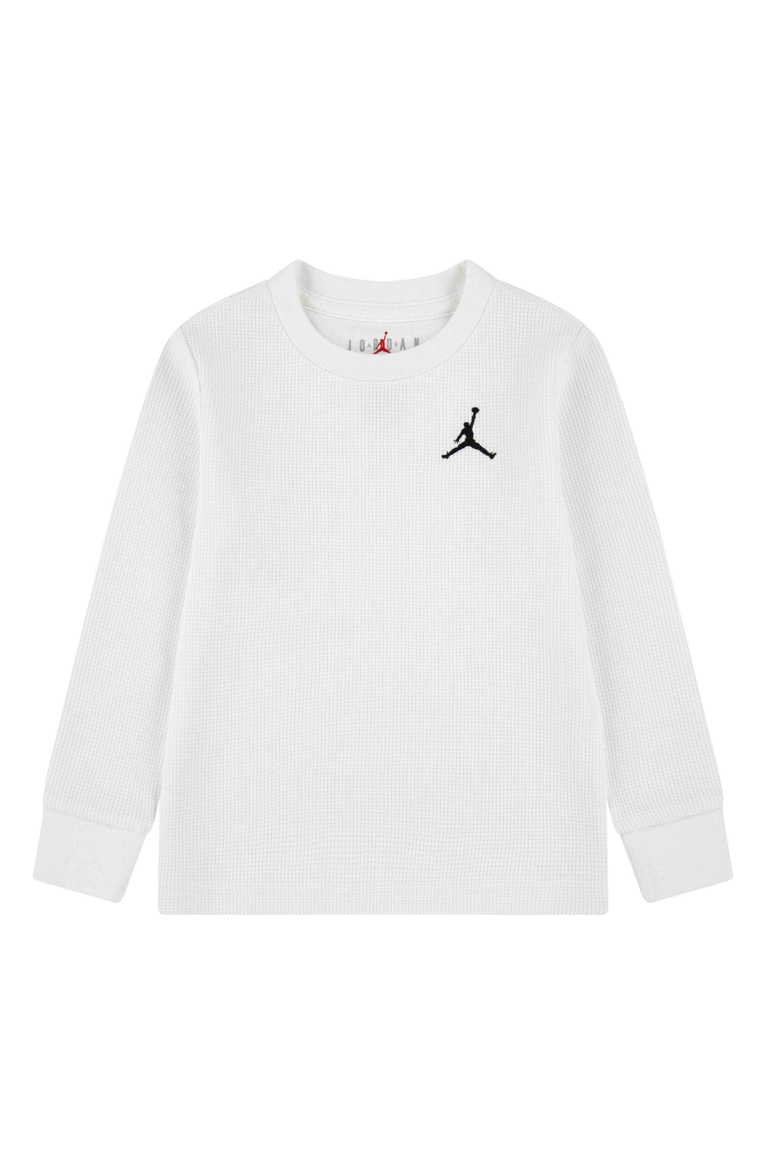 Jordan Kids' Essentials Waffle Knit Long Sleeve T-Shirt
