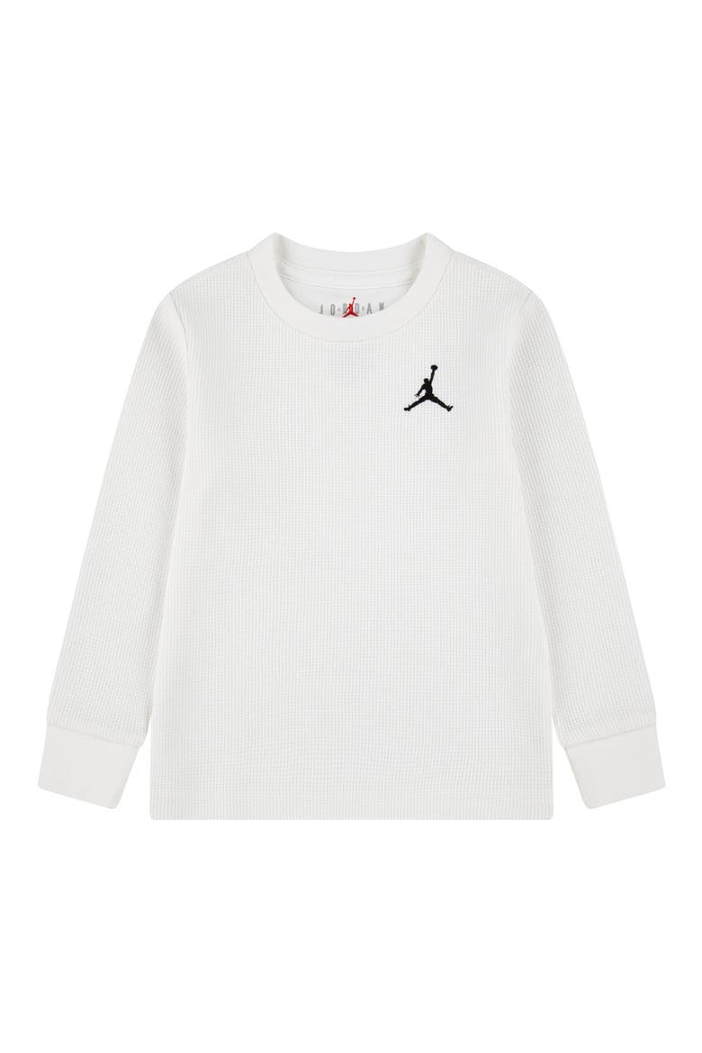Kids' Essentials Waffle Knit Long Sleeve T-Shirt, Main, color, SAIL