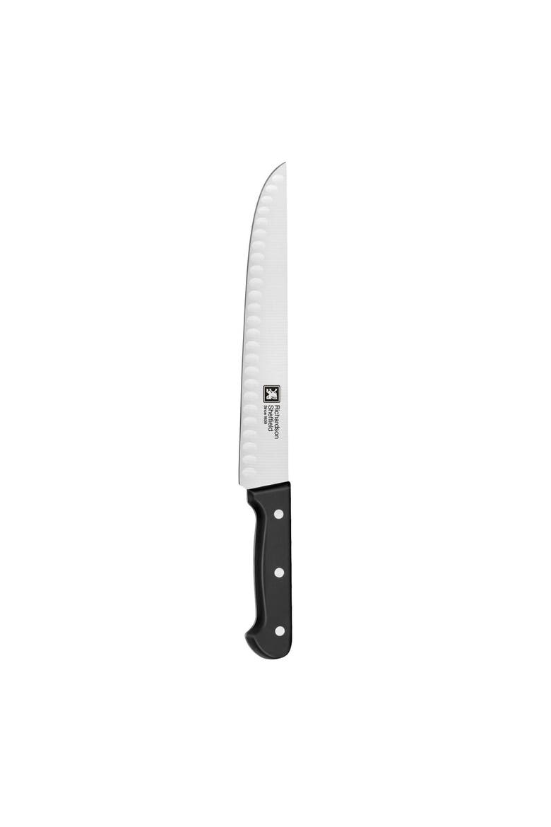 Universal 10-Inch Butcher Knife with Notches, Main, color, Silver