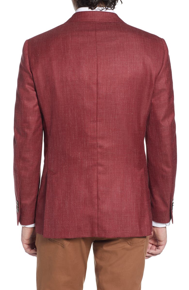Peter Millar Classic Fit Wool Blend Sport Coat, Alternate, color, 