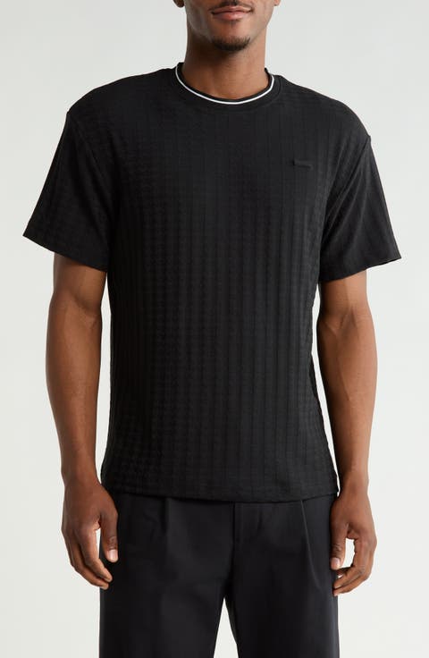 Tipped Stretch Cotton T-Shirt