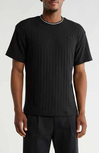 Tipped Stretch Cotton T-Shirt