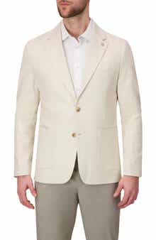 Report Collection Linen Blend Stretch Sport Coat