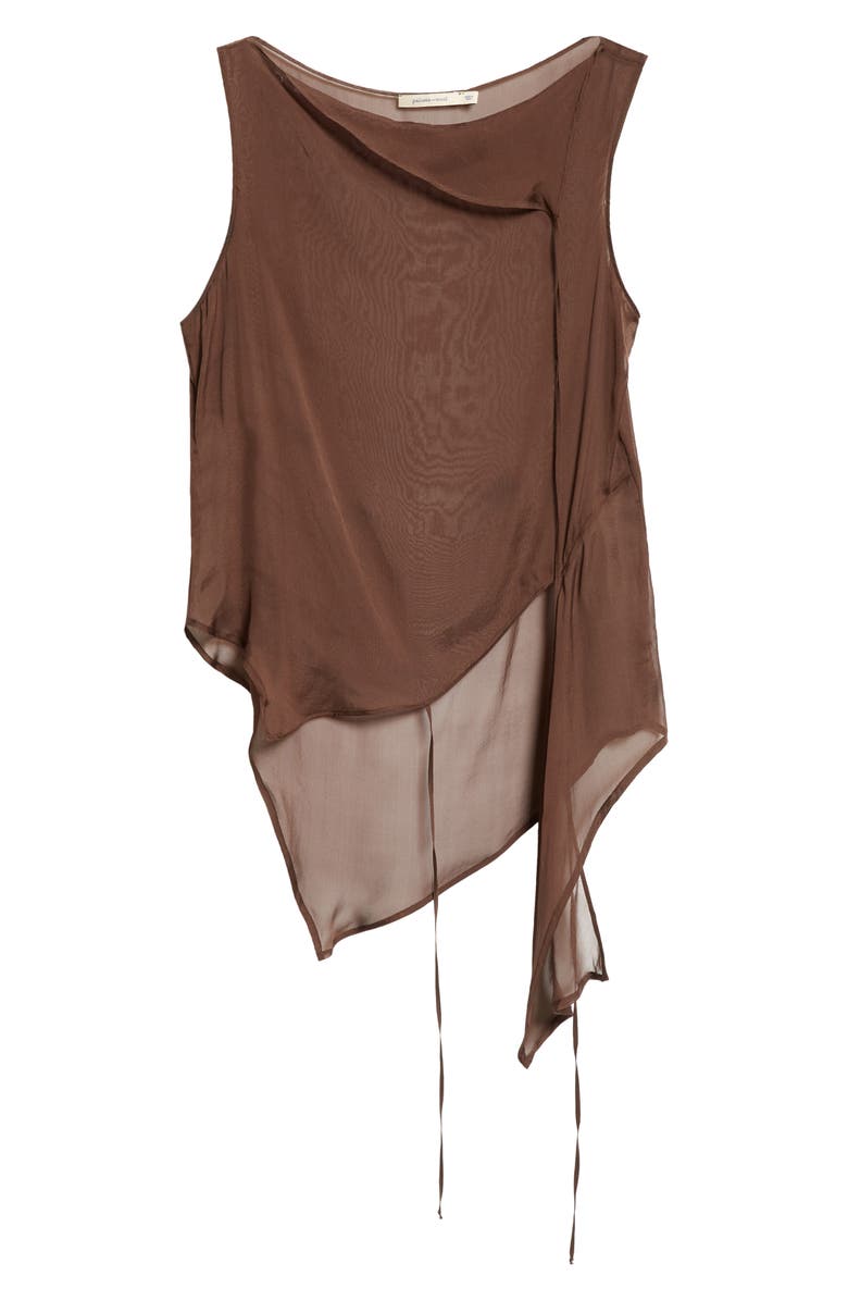 Paloma Wool Sato Asymmetric Silk Top, Alternate, color, 