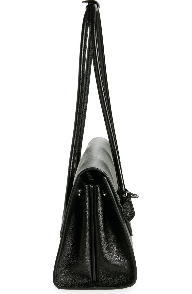 Alaïa Le Teckel Leather Tote, Alternate, color, Noir
