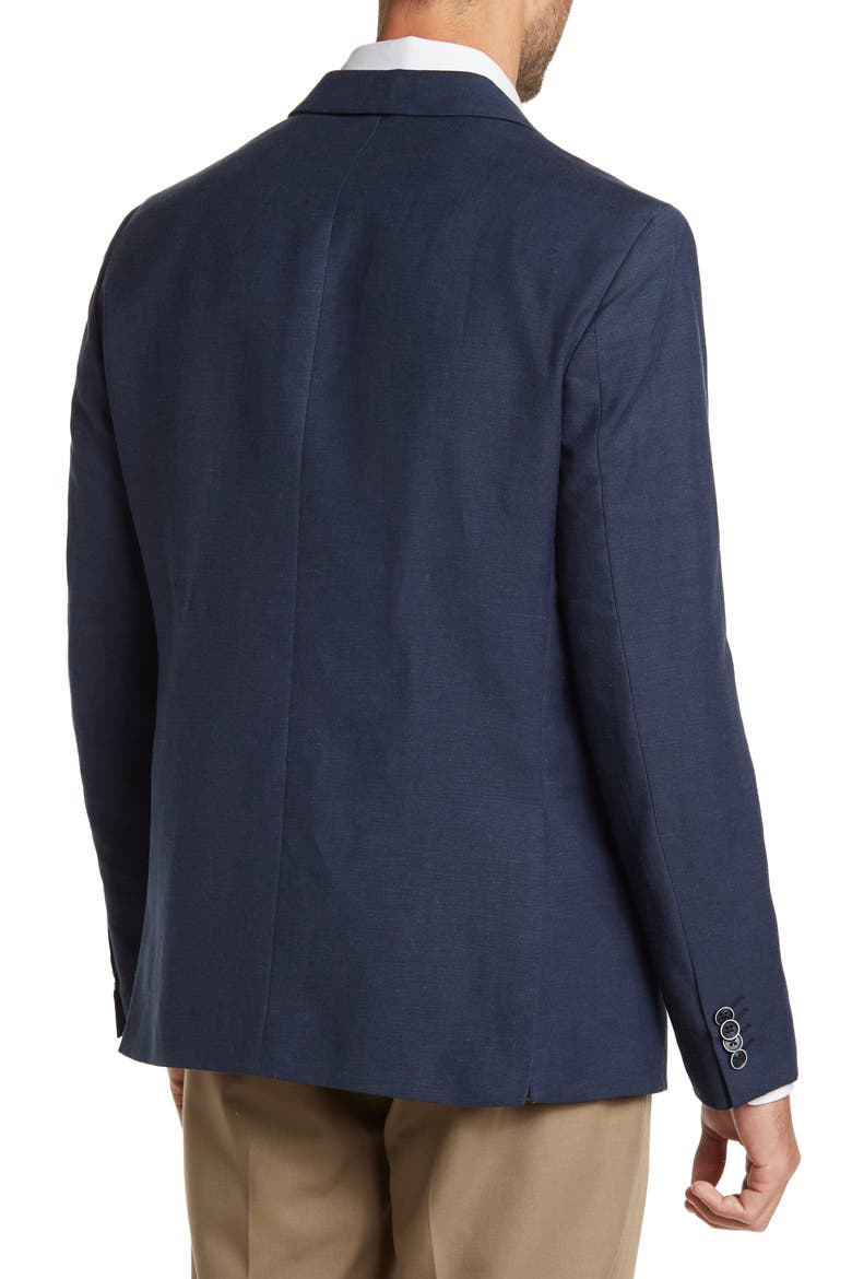 Lancaster Linen Blazer, Alternate, color, NAVY