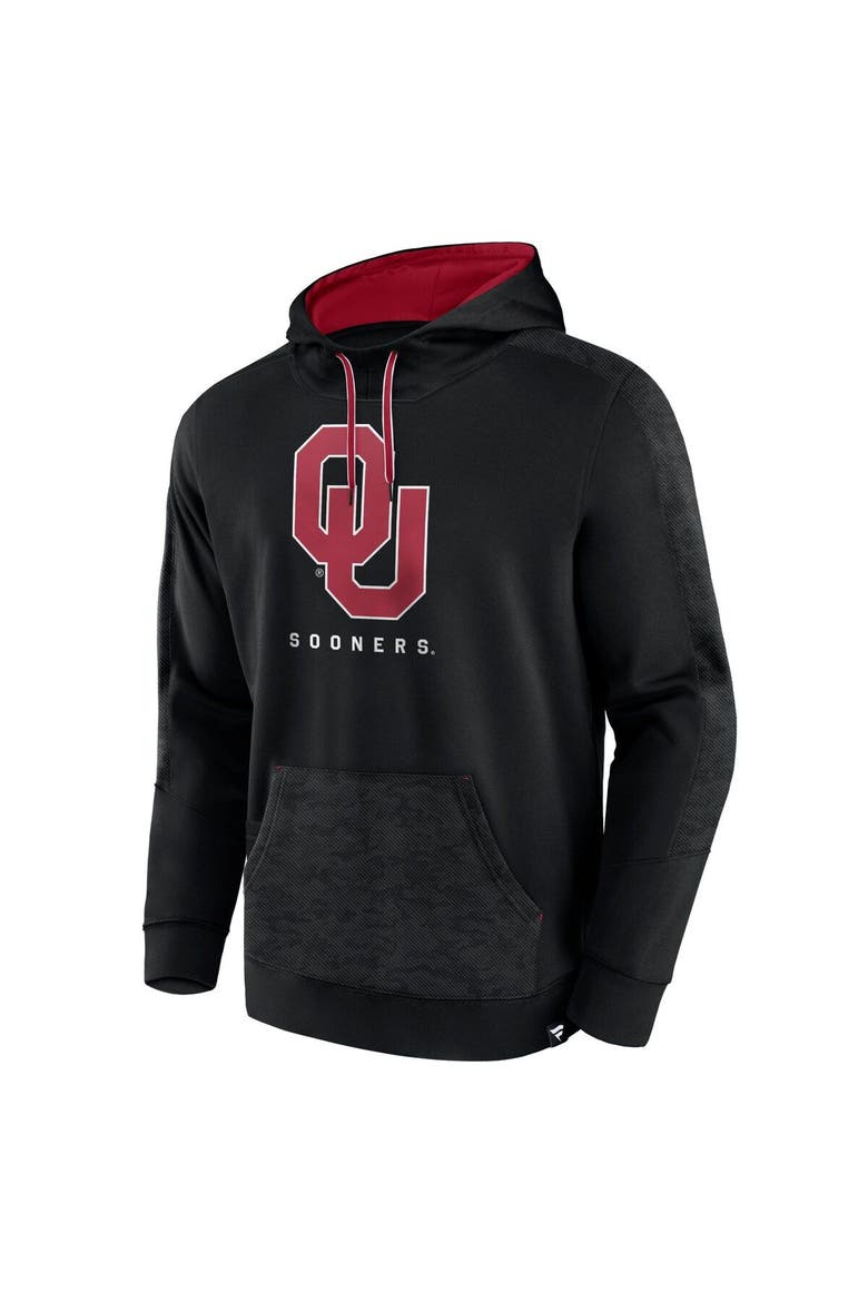 Men's Fanatics Branded Black Oklahoma Sooners Defender Pullover Hoodie, Alternate, color, Black