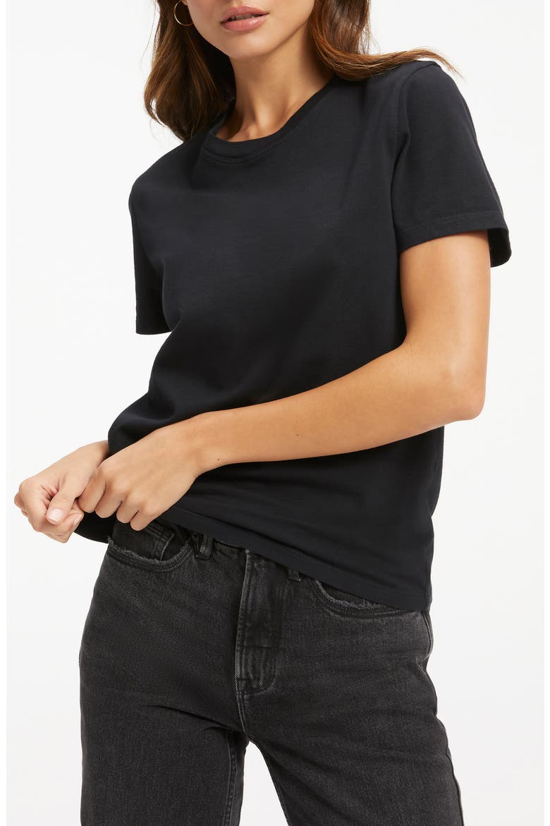 Classic Cotton T-Shirt, Main, color, BLACK001