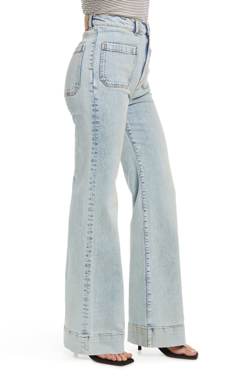 JEANERICA St. Monica High Waist Flare Jeans, Alternate, color, Vintage 82