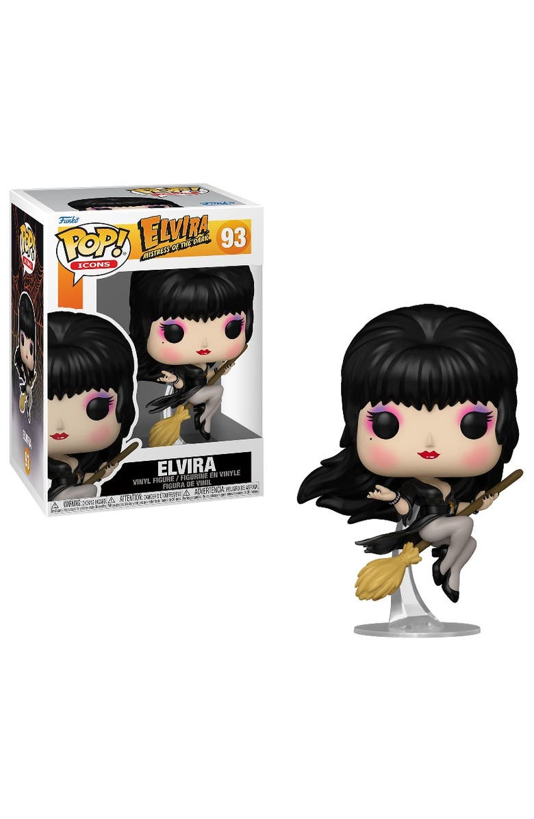 Funko Elvira on Broom (Elvira Mistress of the Dark) Funko Pop!, Main, color, Multi-Color
