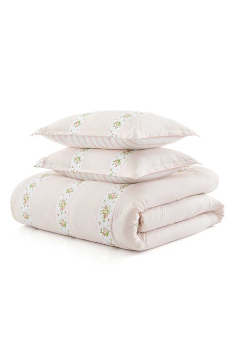 Annabelle Stripe Cotton Comforter Set