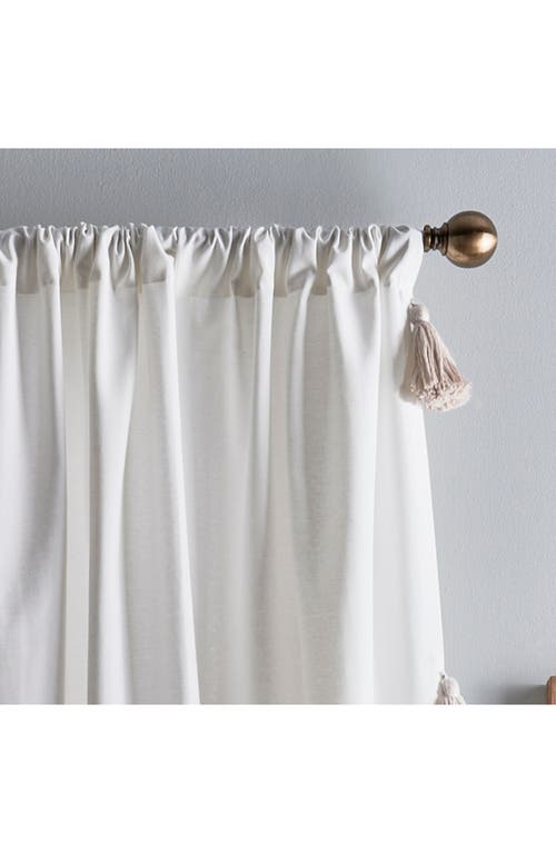 Peri Home Chunky Tassel Set Of 2 Window Panels In White