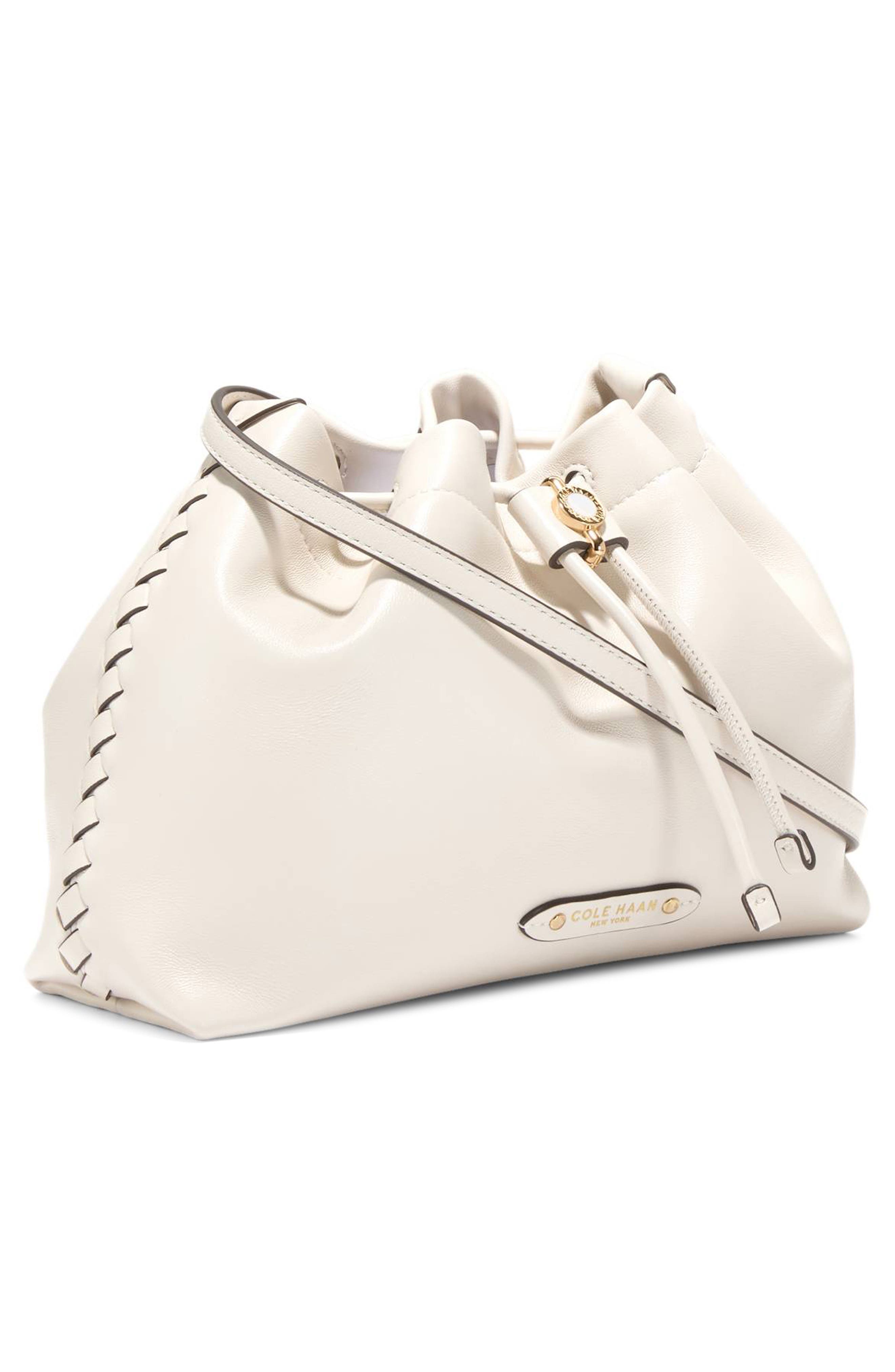 Cole Haan Mini Isabella Leather Crossbody Bag, Alternate, color, Ch Powder