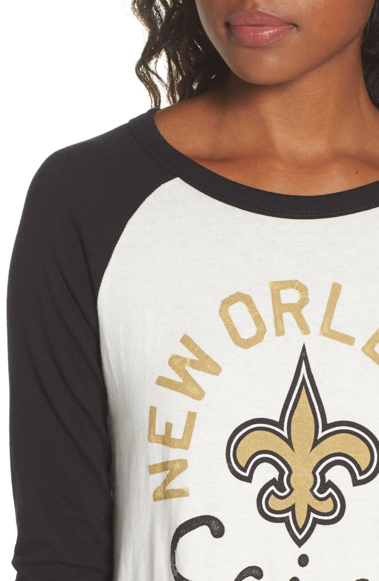 Junk Food NFL New Orleans Saints Raglan Tee, Alternate, color, 
