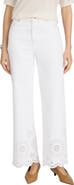 FRAME The Eyelet Flare Jeans