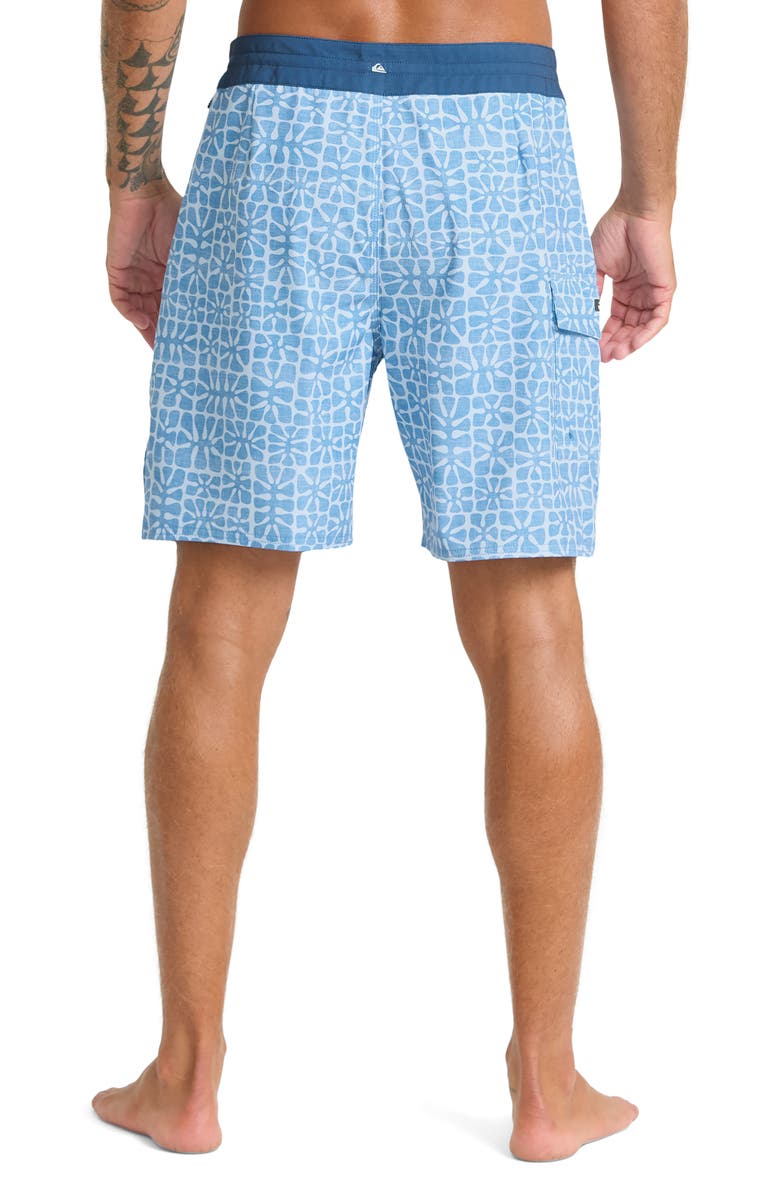 Quiksilver Coral Sea 19" Board Shorts, Alternate, color, Riviera