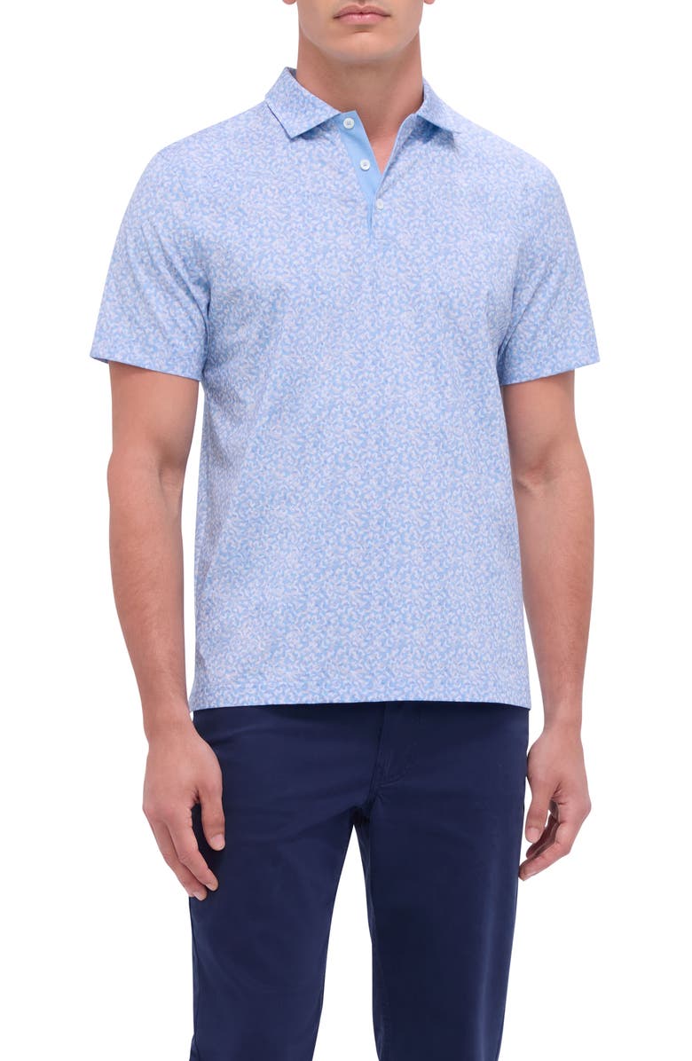 Bugatchi Vincent OoohCotton<sup>®</sup> Patterned Polo, Main, color, 