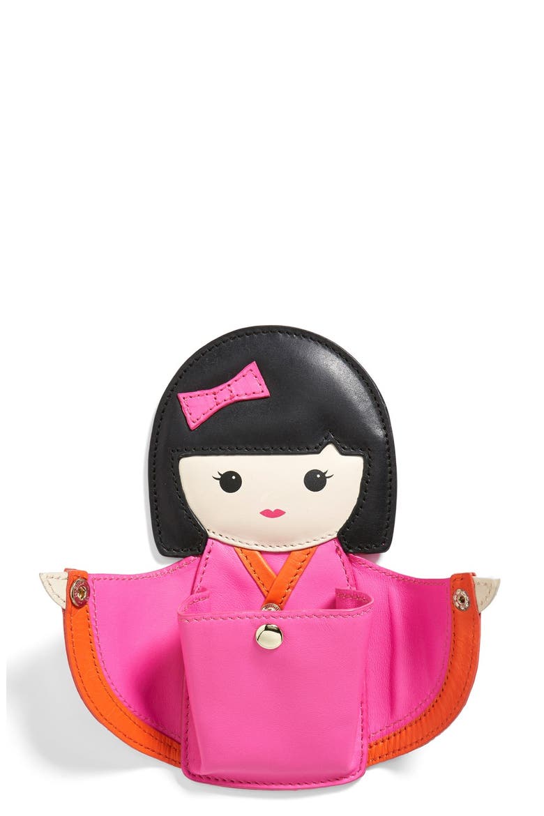 'hello tokyo' coin purse, Alternate, color, VIVID SNAPDRAGON/ CYBER ORANGE