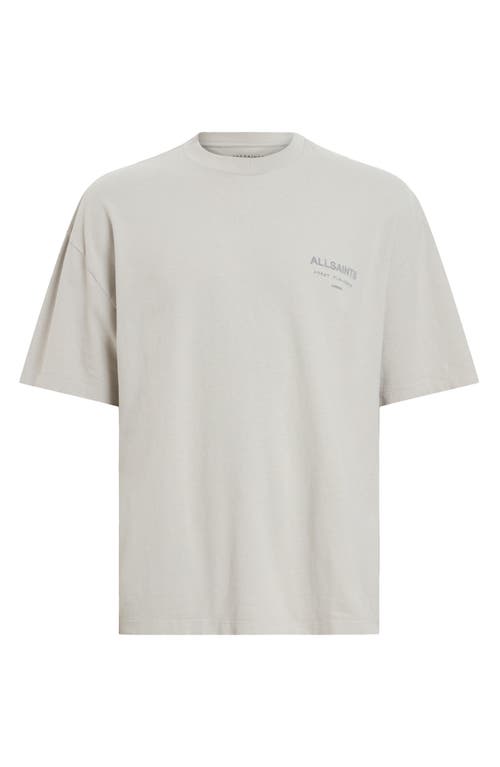 Allsaints Xander Crewneck T-shirt In Gray