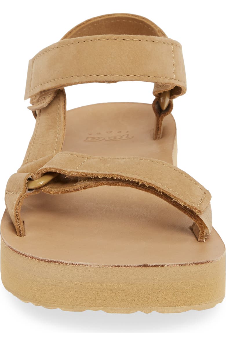 Teva Midform Universal Leather Sandal, Alternate, color, Desert Sand Leather