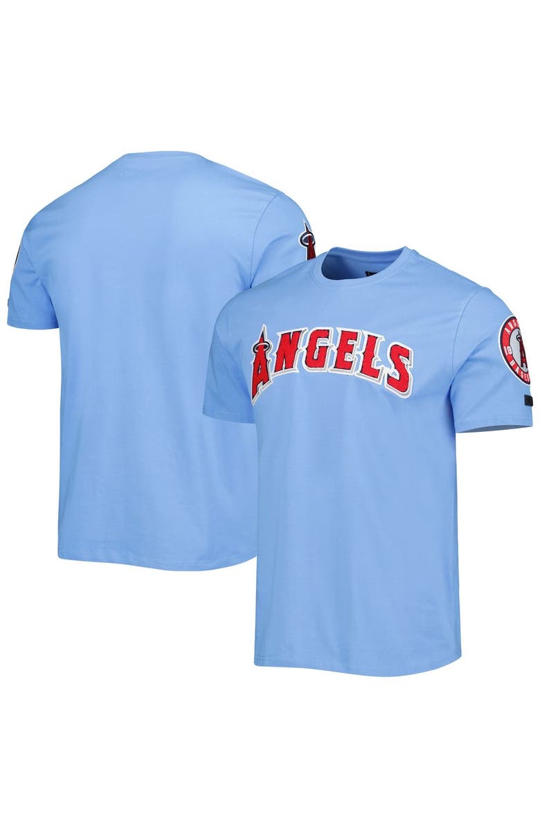 PRO STANDARD Men's Pro Standard Light Blue Los Angeles Angels Team Logo T-Shirt, Main, color, 