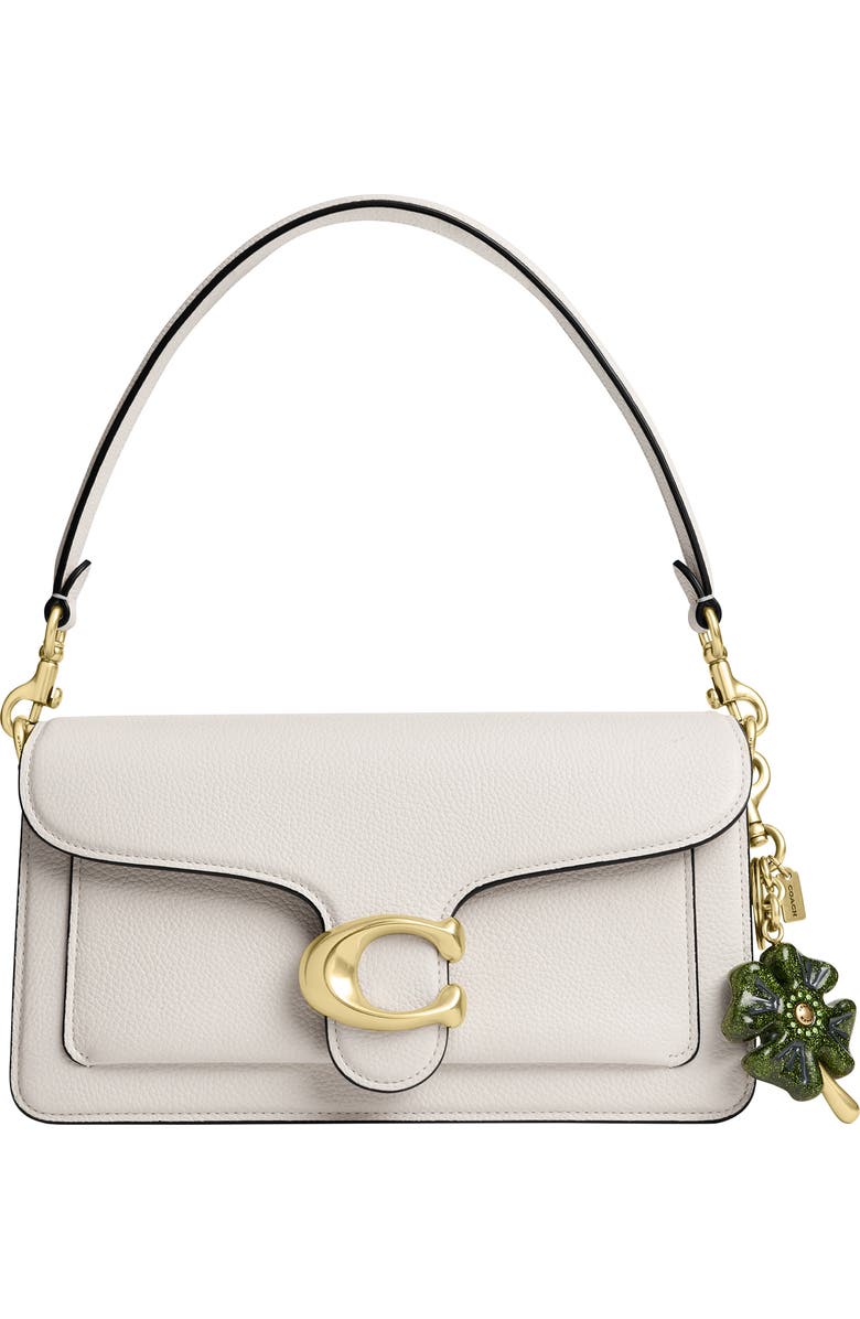 COACH Four Leaf Clover Bag Charm, Alternate, color, Green Multi