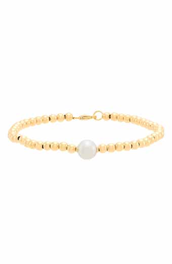 Frankie & Zoe 8mm Pearl Beaded Bracelet