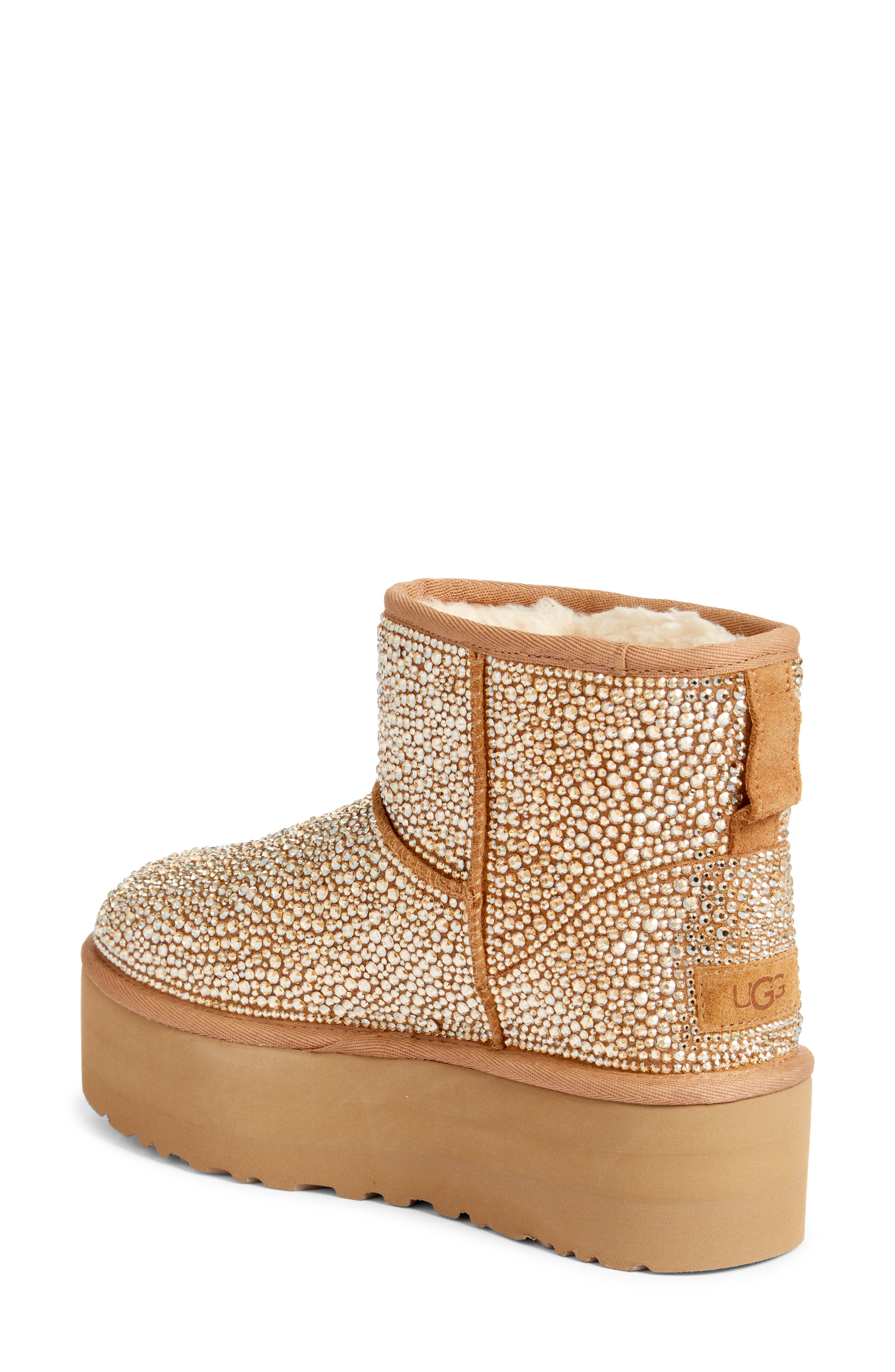 UGG<sup>®</sup> Cosmos Classic Mini Platform Boot with Swarovski<sup>®</sup> Crystals, Alternate, color, 